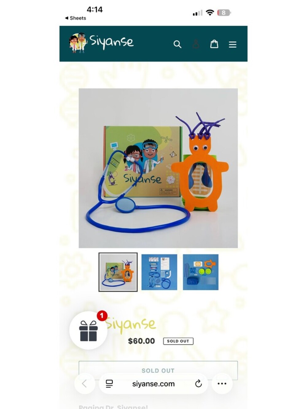 Siyanse Doctor Kit Educational STEM Toy for Kids – Science +